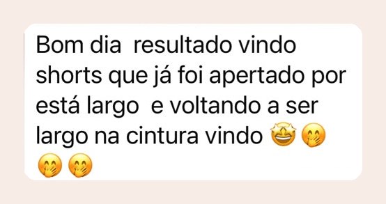 Mensagem de paciente da Malu